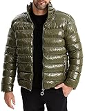 Leif Nelson Herren Winter Steppjacke - gepuffte, isolierende Jacke mit...