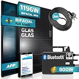 SUNNIVA® 1196W Balkonkraftwerk 800W komplett Steckdose - TSUN 800W Wechselrichter - PV...