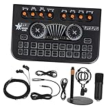 Lurrose Audiomixer Für Gitarre Stereo Line Mixer Mikrofonmixer Gaming Voice Changer...
