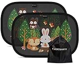 Systemoto Auto Sonnenschutz Baby mit UV Schutz (2er Set) - Autofenster...