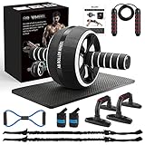 AILUKI Bauchroller, Bauchtrainer ab Roller, Bauchmuskeltrainer ab Wheel Set, mit...