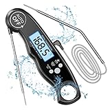 CIRYCASE Fleischthermometer Digital, Sofort Ablesbares Bratenthermometer...
