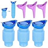 3 Stück Schrumpfbares Urinal,Mini Urinal 750ml,Wiederverwendbares...