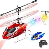 Ferngesteuerter Hubschrauber für Jungen und Erwachsene Doppelkopf-Ersatz 2.4G...