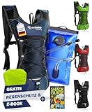 SASMO® Trinkrucksack mit Thermofach | Trinkrucksack Laufen - Ultraleicht 300g |...
