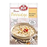 RUF Porridge Bourbon-Vanille mit Vollkorn-Haferflocken und natürlichem Bourbon...