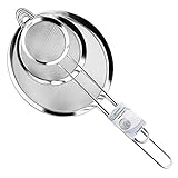 ipow Edelstahl Sieb Küchensieb Set 7/12 / 18cm, feinmaschig Kochsieb für Küche Mehl...