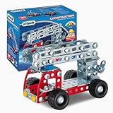Eitech 00066 Metallbaukasten - Feuerwehr Starterset, Bausatz für Kinder ab 8...