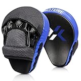 Pratzen Boxen mit hochwertiger Polsterung - 1 Paar Kickboxen Boxpratzen für optimale...