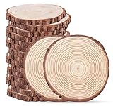 Timburst 17 Pack 13-14cm Zoll Holzscheiben, Unbehandelte Baumscheiben für...