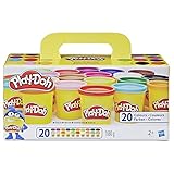 Play-Doh A7924EUC Super Farbenset (20er Pack), Knete für fantasievolles und kreatives...
