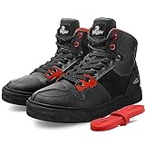 Grapelet Motorradschuhe Herren,Atmungsaktive Motorradstiefel Männer,Lässige...