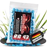 100 x RB Cal.43 blau Rubberball Gummigeschosse Fritz-Cell kompatibel mit T4E...