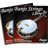 Adagio Professional Banjo-Saiten, 5 Saiten, 2 Sets
