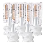 200 Stück Ohrstöpsel für Ohrthermometer Braun – Ersatzkappen zum Schutz der...