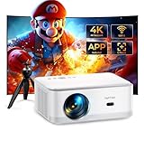Beamer Heimkino Native 1080P HD Unterstützt 4K, Video Projector mit Android TV...