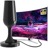 DVB-T/DVB-T2 Antenna - zimmerantenne für Fernseher DVB-T & DVB-T2, Großer Reichweite und...