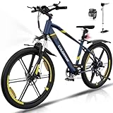 COLORWAY E Bike Herren Damen Elektrofahrräder 26 x 2,35 Zoll 250W Motor 36V...
