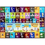 MOMOTOYS Kinderzimmerteppich, 140,2 x 100,6 cm, pädagogische und fantasievolle Spielmatte...