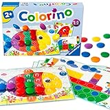 Ravensburger Kinderspiele 20832 - Colorino - Kinderspiel zum Farbenlernen, Mosaik...