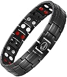 JEROOT Magnetarmband,Reines Titan-Power Herren Magnetische Armbänder für Arthritis...