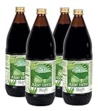 KOPP Vital® Bio-Aloe-Vera-Saft | Karton mit 4 x 1 Liter | 100 % Direktsaft |...
