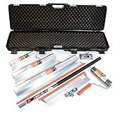 SET: 3 x Flächenspachtel (350mm, 550mm, 800mm)+ Aluminium Teleskopstange +...