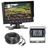VSG24 Rückfahrkamera 7' Camper-Set inkl. Kamera, Monitor, Kabel - Wasserdicht...