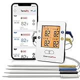 ThermoPro Bluetooth 5.0 Digital Bratenthermometer Grillthermometer Funk Fleischthermometer...