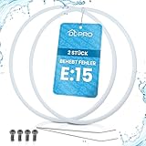 DL-pro 2x Pumpentopf Reparatursatz Ø182mm Dichtung für Bosch Siemens 12005317...