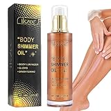 Body Shimmer, langanhaltende Glow Lotion für Gesicht und Körper, Schönheitsprodukt,...