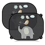 ACELIFE Sonnenschutz Auto Baby mit UV Schutz, Universeller Auto Sonnenblende 2...