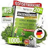 TerraUno Rasendünger Frühjahr/Sommer I Sofortwirkung für saftiges grün I 20...