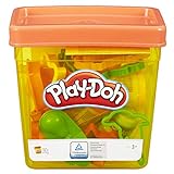 Play-Doh Basisbox mit 5 Dosen Knete und 15 Förmchen, für fantasievolles und kreatives...