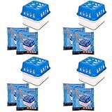 Koopmann 4X Ultra Fresh Luftentfeuchter Feuchtigkeits-Stopper mit Nachfüll-Beutel...