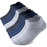 Niorasen Bambus Sneaker Socken Herren Damen 43-46 37-42, Atmungsaktive Sportsocken, Anti...