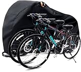 Ohuhu Fahrradgarage für 2 Fahrräder – 210T Fahrradabdeckung Wasserdichte...