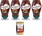 Calvé Barbecue-Sauce, BBQ-Sauce mit starkem Holz- und Raucharoma, ideal für alle...