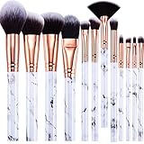 Make Up Pinsel Set Start Makers Professional 12Pcs Set Aus Marmor Make up...