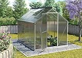 Vitavia Gewächshaus Triton 5000' inkl. Stahlfundament, Aluminium eloxiert, 5,0 m², 4 mm...