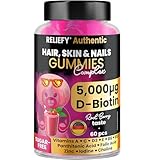 Biotin Haar-, Haut- & Nagelgummis - Biotin Haarwachstum - angereichert mit Vitaminen A, C,...