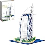 CIJINAY Modular Haus Bausteine, 2798 Dubai Marina Hotel Klemmbausteine Architektur...