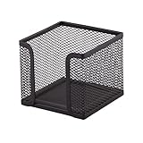 D.RECT - Zettelbox | aus Mesh | Solides Metall | Für den modernen Arbeitsplatz | Schwarz...