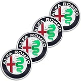 4 Stück 56mm Auto Nabenkappen für Alfa Romeo Giulietta 159 147 156 Giulia Stelvio...