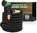Flexiblel Gartenschlauch 15m/50ft double-lagiger Latex 3/4 Zoll massive...