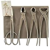 vouiu 4-teiliges Bonsai-Werkzeug-Set, Konkavschneider, Knaufschneider, Stammsplitter,...