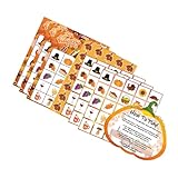 WNXGNHO Familientreffen Thanksgiving Bingo Set Partyspiel Spielzeug Für Kinder Und...