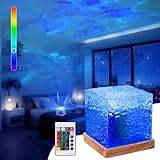 Ocean Wave projektor, 16 Farben LED Wasserwellen Lampe Rotierende Dynamische...