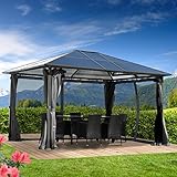 BRAST® Alu Pavillon Premium | viele Modelle & Farben | Größen 3x4m 3,6x4,8m |...