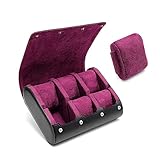 Uitndvyte Uhrenbox aus PU-Leder, Aufbewahrungsboxen für Männer und Frauen,...
